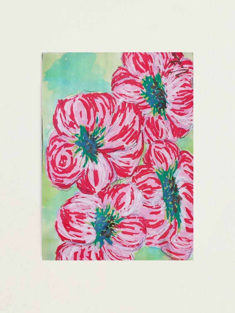 Thumbnail 1 of 3, Photographic Print, Four Blooms designed and sold by Ladyinthemitten.
