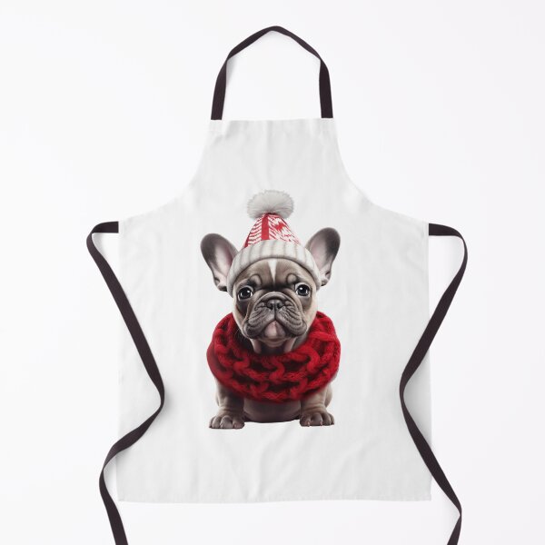 Item preview, French Bulldog Christmas gray designed and sold by Shhebas Dali.