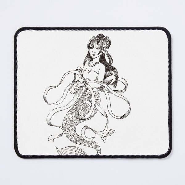 Item preview, Mermaid with ribbons designed and sold by Carmencita079.