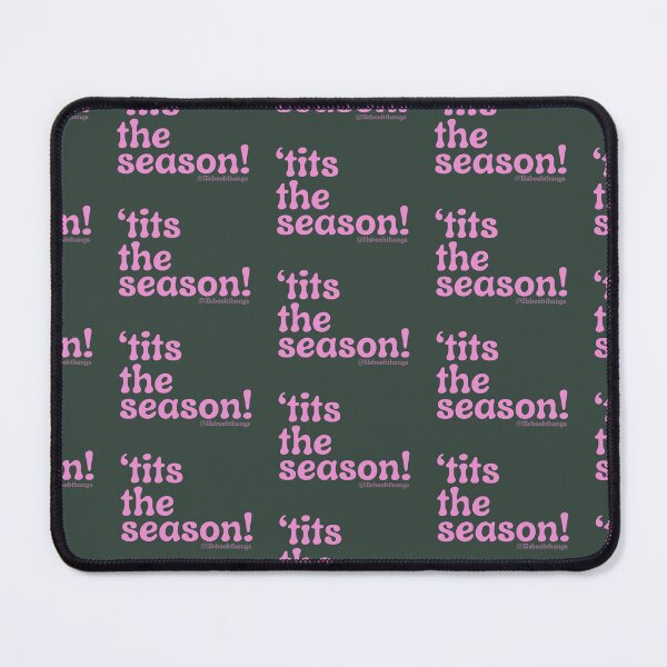 Aperçu de l'œuvre Seins la saison !, v6, rose, vert | @lilsboobthangs créée et vendue par lilsboobthangs.
