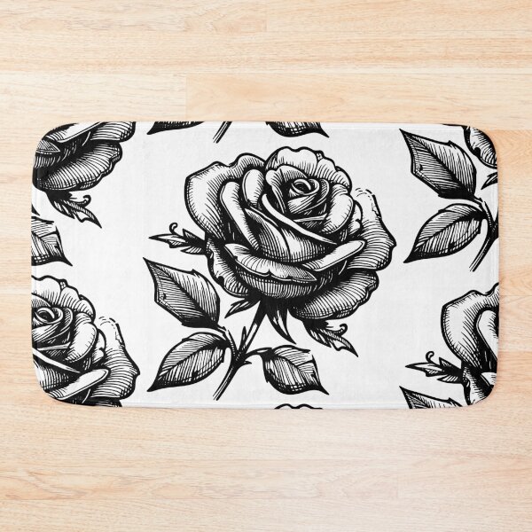Item preview, Simple Rose Sketch - Black and White designed and sold by Star-Fragment.