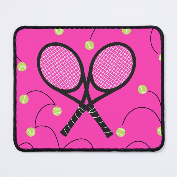 Item preview, Bouncing tennis balls on hot pink designed and sold by ArtbyCouture.