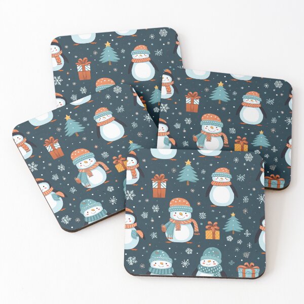 Item preview, Cute Holiday Characters, Christmas paper, seamless pattern, Digital Paper No.045 designed and sold by GoDATAP.