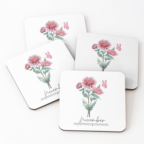 Item preview, November Birth Flower - Chrysanthemum designed and sold by Roy & Tiffany.