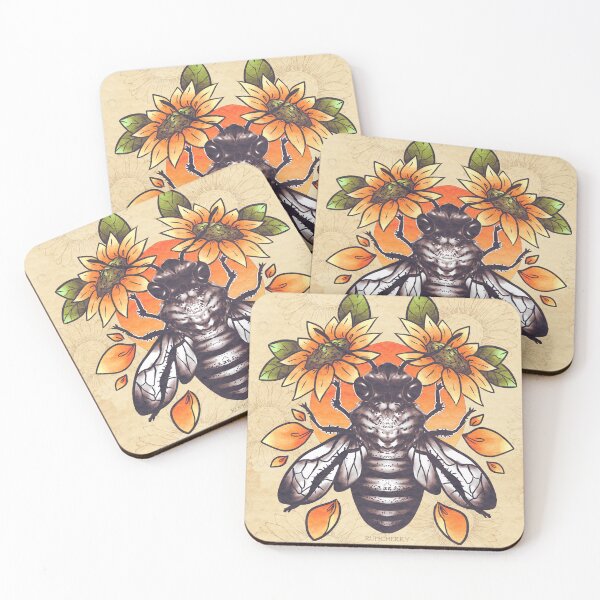 Item preview, honeybee designed and sold by Rumcherry Art.