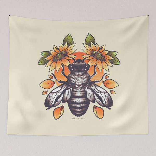 Item preview, honeybee designed and sold by Rumcherry Art.