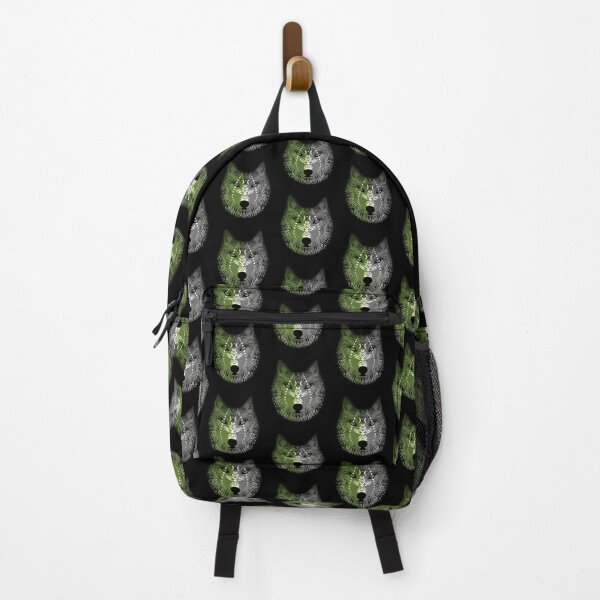 Item preview, The Wolf (Celtic Art) Green and Grey designed and sold by TalesOfMythAndMagic.