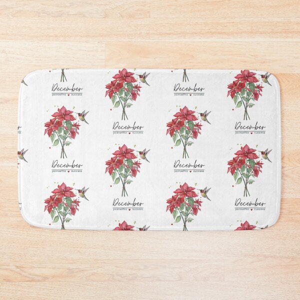 Item preview, December Birth Flower - Poinsettia designed and sold by Roy & Tiffany.
