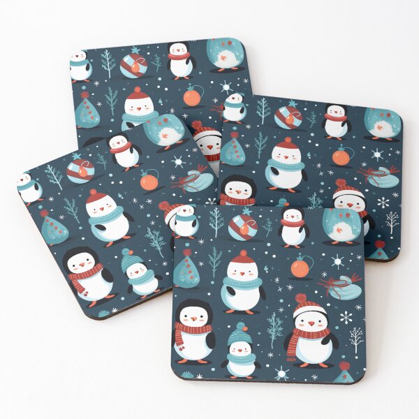 Item preview, Cute Holiday Characters, Christmas paper, seamless pattern, Digital Paper No.046 designed and sold by GoDATAP.