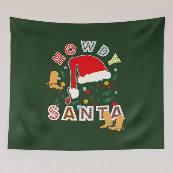 Item preview, Christmas Howdy Santa designed and sold by vibeno1.