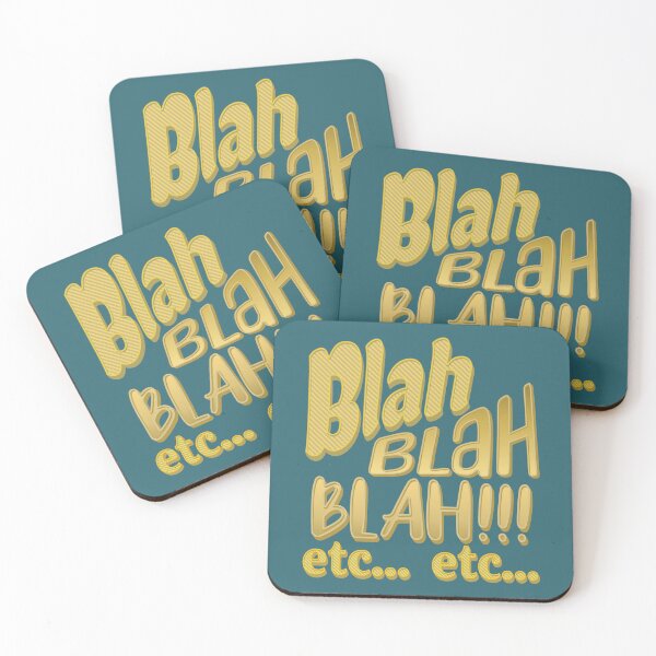Item preview, Blah, Blah BLAH! etc... Gold Letters designed and sold by AychtuoImages.