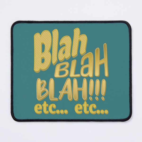 Item preview, Blah, Blah BLAH! etc... Gold Letters designed and sold by AychtuoImages.