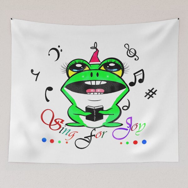 Artikelvorschau, Happy Frog – Singe vor Freude entworfen und verkauft von Shirley cute art .