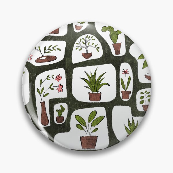 Item preview, houseplants in spaces, textured designed and sold by Sara Frane.