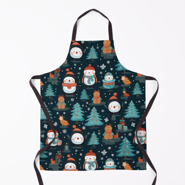 Item preview, Cute Holiday Characters, Christmas paper, seamless pattern, Digital Paper No.047 designed and sold by GoDATAP.