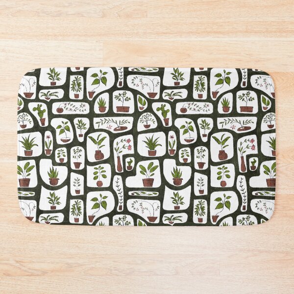 Item preview, houseplants in spaces, textured designed and sold by Sara Frane.