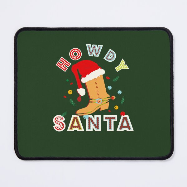 Item preview, Cowboy boots Christmas Howdy Santa designed and sold by vibeno1.