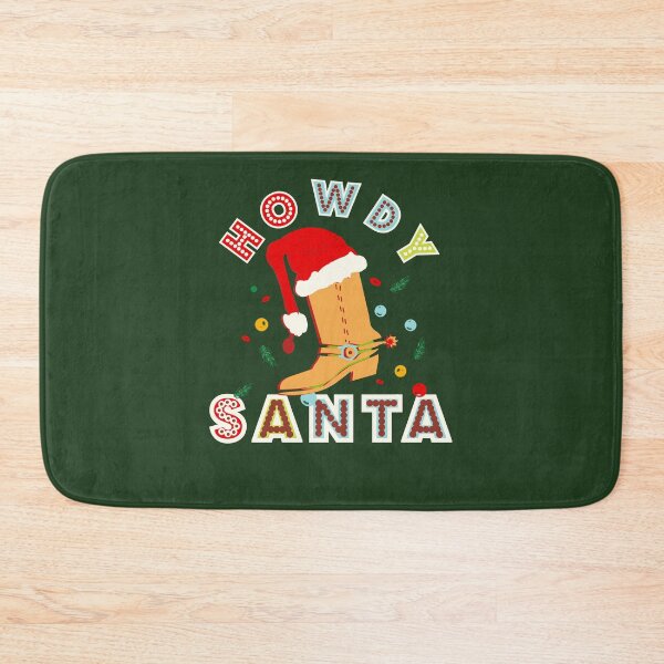Item preview, Cowboy boots Christmas Howdy Santa designed and sold by vibeno1.