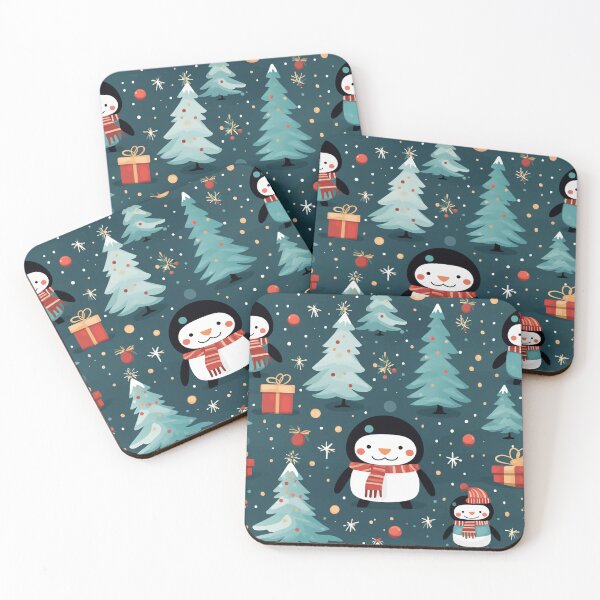Item preview, Cute Holiday Characters, Christmas paper, seamless pattern, Digital Paper No.048 designed and sold by GoDATAP.