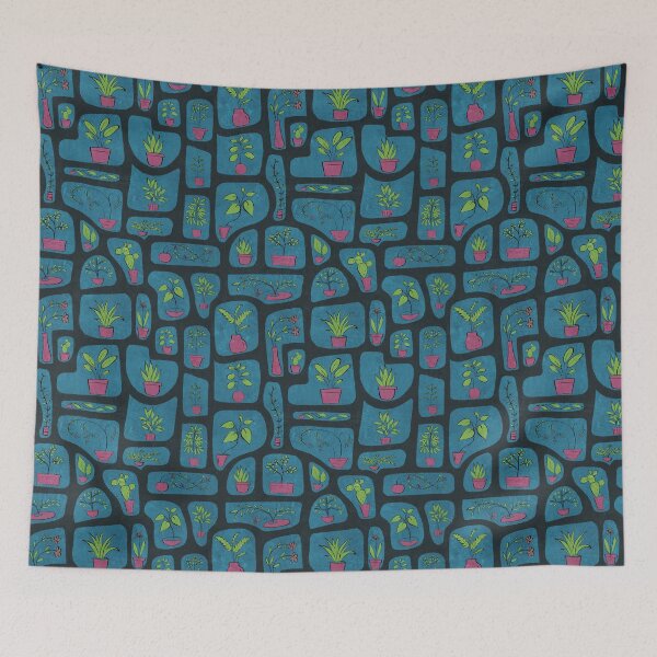 Item preview, houseplants in spaces, neon designed and sold by Sara Frane.