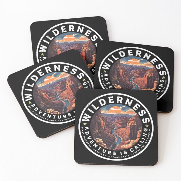 Item preview, Wilderness adventure is calling, Embark on a vintage-style wilderness adventure to the Grand Canyon Arizona. designed and sold by momoworlddesign.