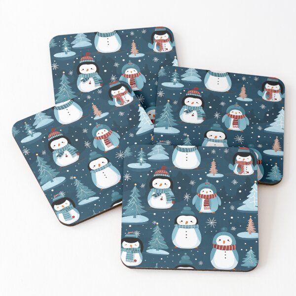 Item preview, Cute Holiday Characters, Christmas paper, seamless pattern, Digital Paper No.049 designed and sold by GoDATAP.