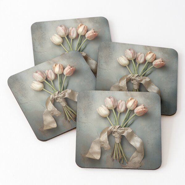 Item preview, Five Vintage Tulips designed and sold by Elisabeth Lucas.