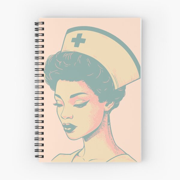 Item preview, Registered Nurse Side Profile Retro Colors Vintage Aesthetic Nursing Appreciation Gift for her designed and sold by CORINNE W.
