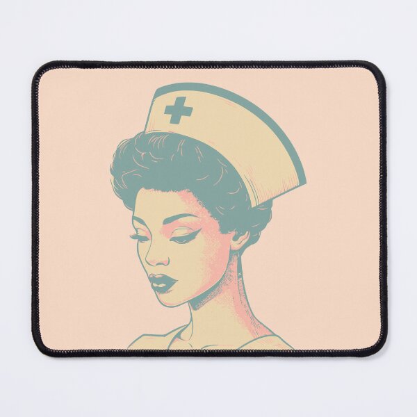 Item preview, Registered Nurse Side Profile Retro Colors Vintage Aesthetic Nursing Appreciation Gift for her designed and sold by CORINNE W.