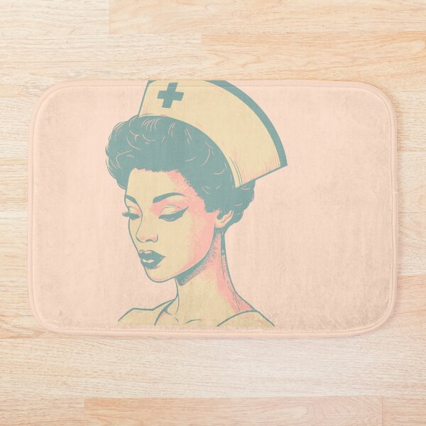 Item preview, Registered Nurse Side Profile Retro Colors Vintage Aesthetic Nursing Appreciation Gift for her designed and sold by CORINNE W.