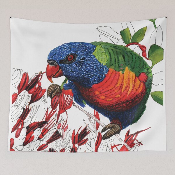Item preview, Lorikeet Rainbow Australian Bird designed and sold by blueidesign.