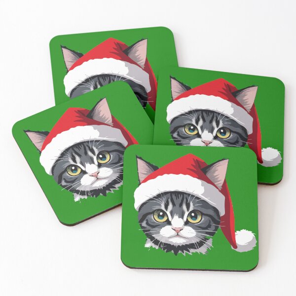 Aperçu de l'œuvre Chaton de Noël créée et vendue par Asotshop.