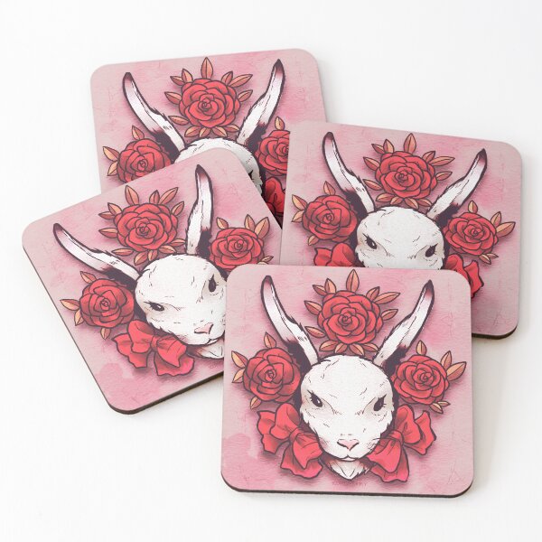 Item preview, bunnies & bows designed and sold by Rumcherry Art.