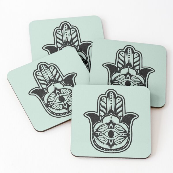 Item preview, Hamsa Lava - Mint + Coal designed and sold by Irene Estelle.