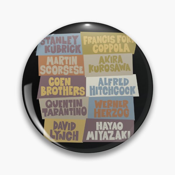 Item preview, Legendary Movie Directors - Blockletter Typo Style Series designed and sold by Boogosh.