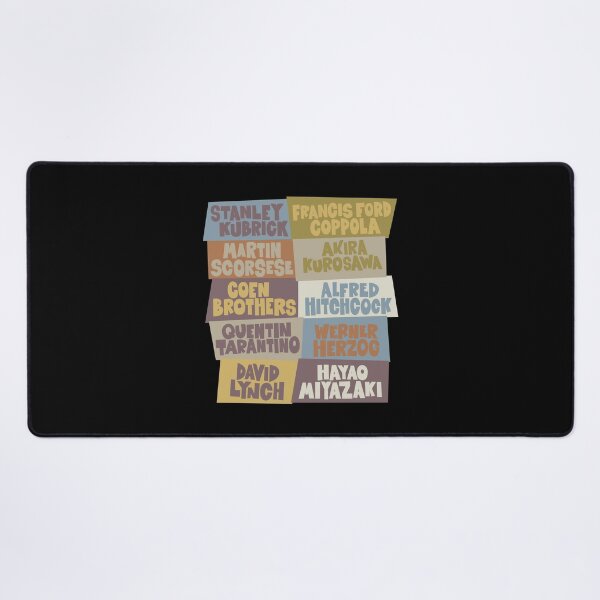 Item preview, Legendary Movie Directors - Blockletter Typo Style Series designed and sold by Boogosh.