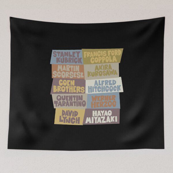 Item preview, Legendary Movie Directors - Blockletter Typo Style Series designed and sold by Boogosh.