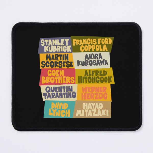 Item preview, Legendary Movie Directors - Blockletter Typo Style Series designed and sold by Boogosh.