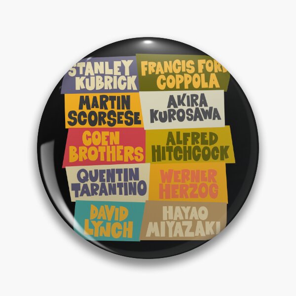Item preview, Legendary Movie Directors - Blockletter Typo Style Series designed and sold by Boogosh.