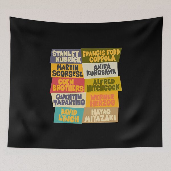 Item preview, Legendary Movie Directors - Blockletter Typo Style Series designed and sold by Boogosh.