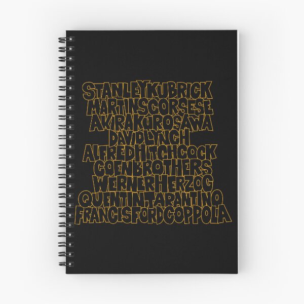 Item preview, Best Movie Directors - Blockletter Typo Style Series designed and sold by Boogosh.