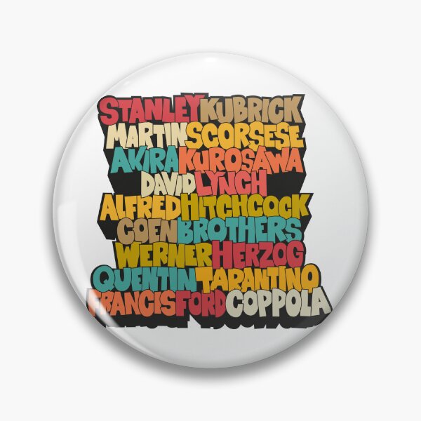 Item preview, Legendary Movie Directors - Blockletter Typo Style Series designed and sold by Boogosh.
