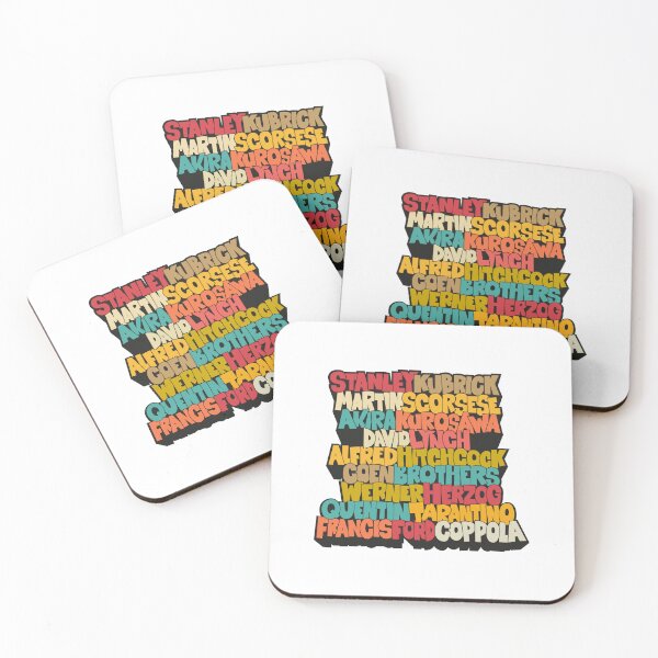 Item preview, Legendary Movie Directors - Blockletter Typo Style Series designed and sold by Boogosh.