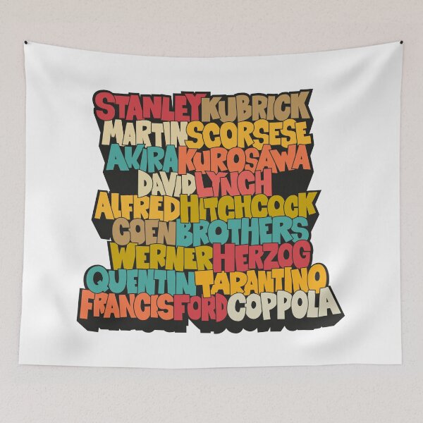 Item preview, Legendary Movie Directors - Blockletter Typo Style Series designed and sold by Boogosh.