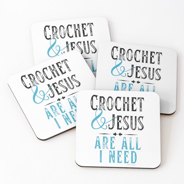 Item preview, Crochet & Jesus are all I Need designed and sold by runawaycrochet.