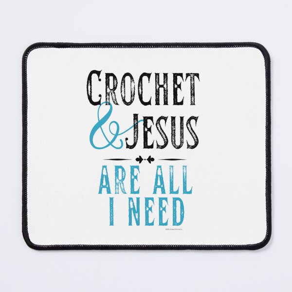 Item preview, Crochet & Jesus are all I Need designed and sold by runawaycrochet.