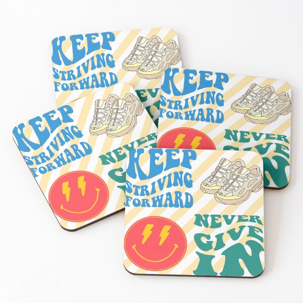 Item preview, keep striving forward, never give in designed and sold by zzzozzo.