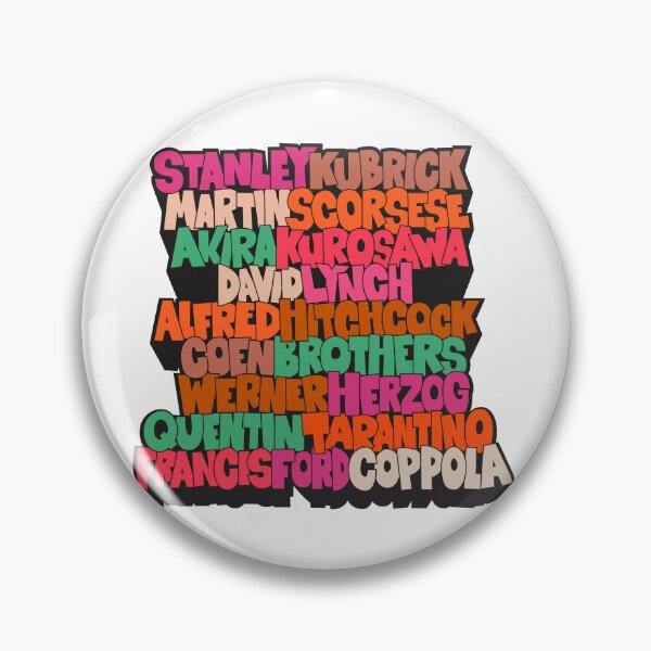 Item preview, Best Movie Directors - Blockletter Typo Style Series designed and sold by Boogosh.