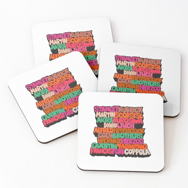 Item preview, Best Movie Directors - Blockletter Typo Style Series designed and sold by Boogosh.