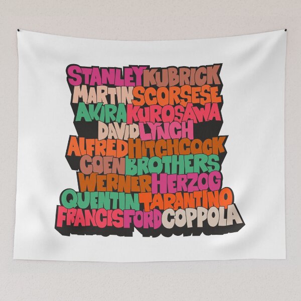 Item preview, Best Movie Directors - Blockletter Typo Style Series designed and sold by Boogosh.